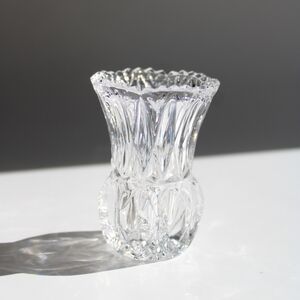Vintage Princess House Lead Crystal Glass Small Vase